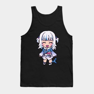 chibi happy shark girl Tank Top